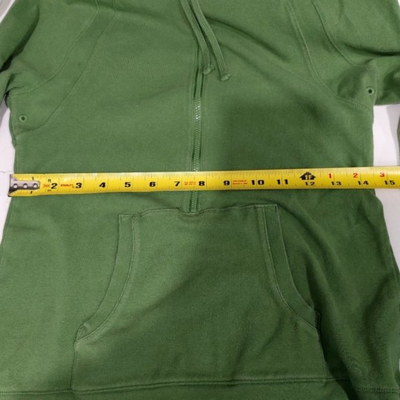 Gap Body Green Half Zip Cotton Hoodie (Size S) - Picture 9 of 11